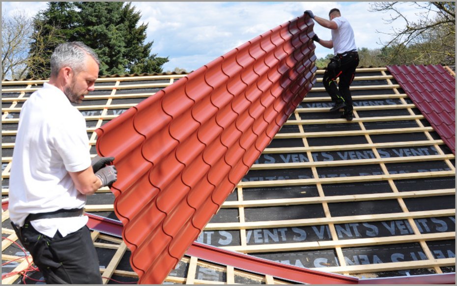 Leicht und sicher: Metalldachpfannen